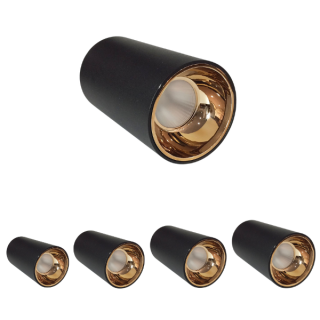 Đèn ống bơ mẫu [BO-SA-BO03] vỏ đen 5W-20W | Saco